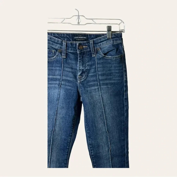 Women’s LUCKY BRAND MEDIUM WASH DENIM JEANS SIZE 0/25 - Picture 3 of 10